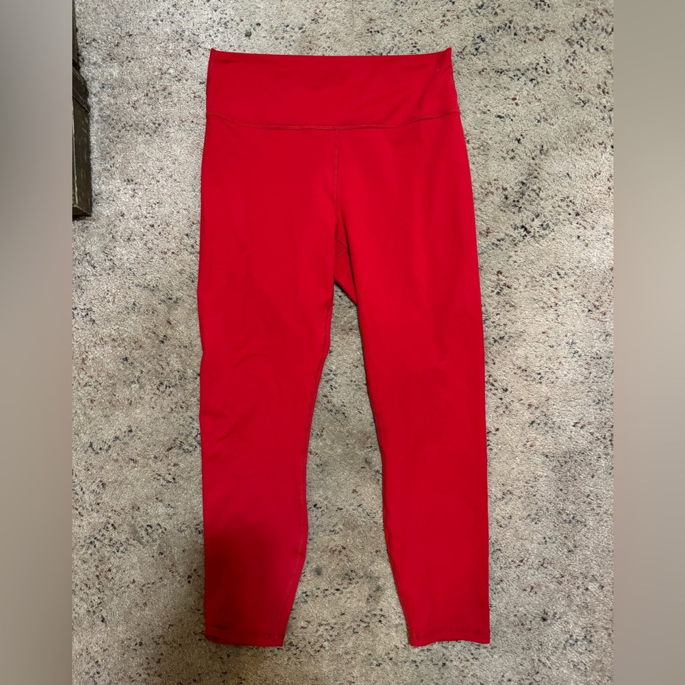 Red Fabletics leggings